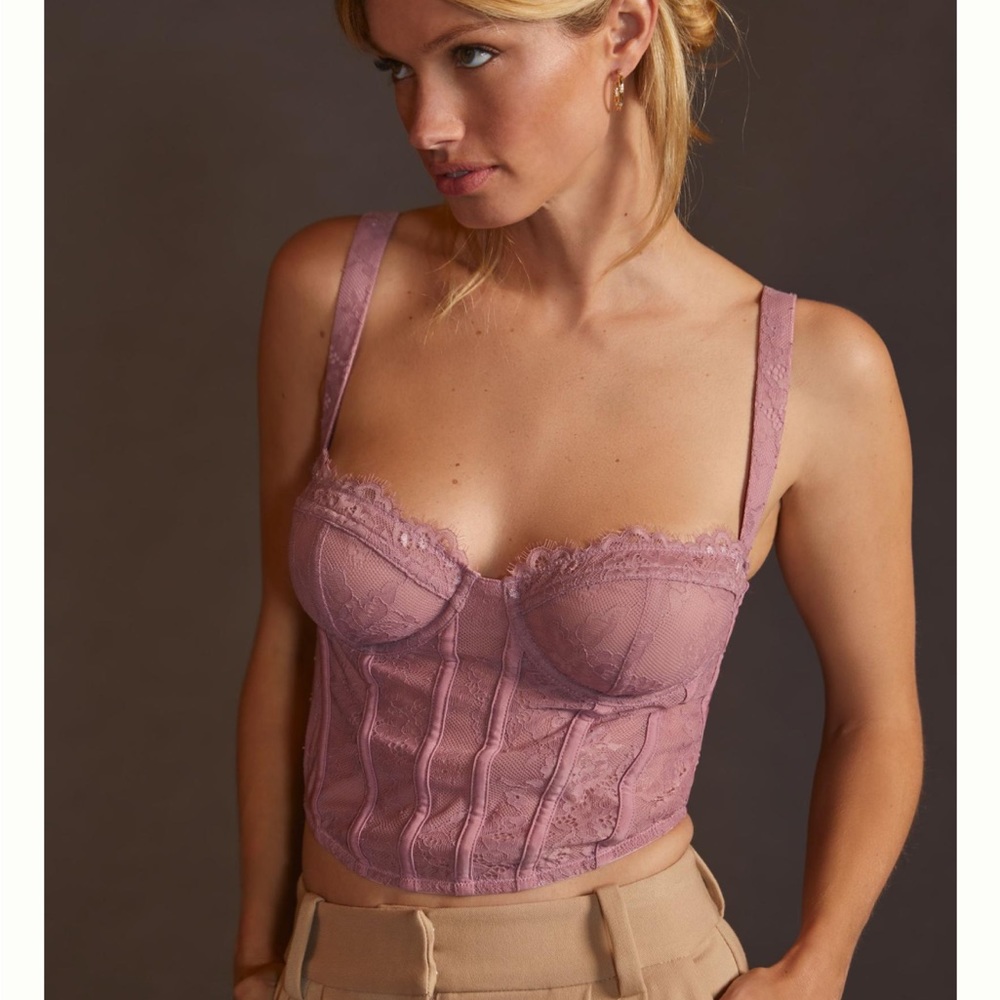 Anthropologie Nena Lace Bustier Top - Small